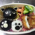 ゆうくん211's cooksnap of when they made 大人 キャラ弁・猫でごめん弁当.