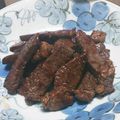 ジンユヅキ's cooksnap of when they made はなびし草の牛ランプ肉のステーキ.