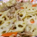 Rick_t's cooksnap of when they made 牛肉と蓮根の甘辛煮.