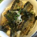 ニャン太０７１９'s cooksnap of when they made 醤油タレたっぷり☆さんま丼.