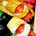 セントドランカー's cooksnap of when they made 簡単 キャラ弁 おかず ちくわタコ星人②.