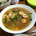 西ヶ原's cooksnap of when they made チンゲンサイとエビと春雨の中華煮込み.