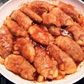 くぅ（´ω｀）'s cooksnap of when they made りんごの豚肉巻き.
