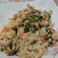 はるぼうず♪'s cooksnap of when they made 鮭と塩こんぶのチャーハン.