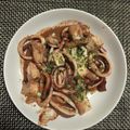 クックOWHS38☆'s cooksnap of when they made イカわたのげそ豆腐炒め.