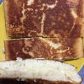 くまです。's cooksnap of when they made 卵焼き器で簡単✿ホットサンドケーキ✿.