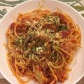 クックE73Y51☆'s cooksnap of when they made 冷凍焼売で♪簡単ミートボールパスタ☆.