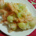 hanako1118's cooksnap of when they made 銀杏と長葱と人参のかき揚げ.