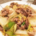 JonNatsumi's cooksnap of when they made 豚肉と白菜と長ネギ炒め.