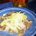あきぽん315's cooksnap of when they made 砂肝のネギ塩ダレ焼き♪.