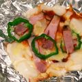 にのさんin大阪's cooksnap of when they made おせちリメイク！フライパンで作る餅ピザ.