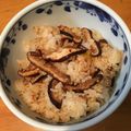 キバナノコマツメ's cooksnap of when they made これ、美味しいよ♪　焼き椎茸の　混ぜご飯.