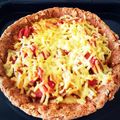 みつみ♡'s cooksnap of when they made パンの耳　de キッシュ風ピザ♪.