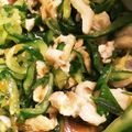 りえぶーん's cooksnap of when they made 鶏皮とキュウリの柚子胡椒ポン酢和え♬.