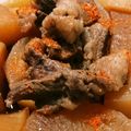 もりしげ屋's cooksnap of when they made 圧力鍋でとろける牛すじ大根.