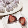 tomyotsuba's cooksnap of when they made イチゴ大福.
