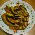 tomo46's cooksnap of when they made かぼちゃ、なす、しめじ、鶏肉の揚げびたし.