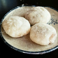 ki☆mama's cooksnap of when they made 超簡単♪切り餅で桜大福＆南瓜大福♪.