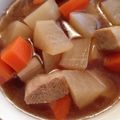 yuuchiiiii's cooksnap of when they made 凍み豆腐と大根・人参のほっこり煮物.