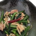 まにゃクック5's cooksnap of when they made カキ小松菜ベーコンのオイスターソース炒め.