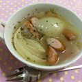 Arashicer's cooksnap of when they made 炊飯器で簡単！玉葱スープ♪.