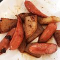 あやめﾁｬﾝ's cooksnap of when they made 山芋とオクラのウインナー炒め.