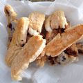 zisu's cooksnap of when they made 市販品よりも美味しい☆お餅で揚げおかき♪.