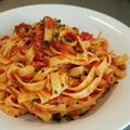 ともみろ's cooksnap of when they made ツナとケイパーのトマトパスタ.