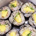 4810's cooksnap of when they made ◎卵焼きとハムときゅうりの海苔巻き◎.