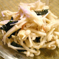 mi◎kitchen's cooksnap of when they made 3分クッキング✿えのきの梅海苔和え.