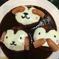 クック6M1OJ9☆'s cooksnap of when they made 『見ざる聞かざる言わざる』簡単キャラ弁.