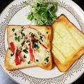 からあげパーティー's cooksnap of when they made ハマる♥かにかまチーズトースト.