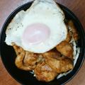 おかちゃんキッチン's cooksnap of when they made むね肉のソースチキン丼.