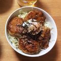 ゆっちかつ's cooksnap of when they made ふわシャキ！れんこんつくね丼.