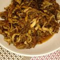 みつばちちゃげ's cooksnap of when they made 超簡単！常備出来る牛肉のうま煮！.