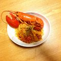 あんすけ2012's cooksnap of when they made シェフ直伝！ロブスターエビのスパゲティー.