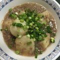 yoriko1120's cooksnap of when they made ❀ほくほく里芋の挽き肉あんかけ❀.