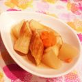 おぷぅ☆'s cooksnap of when they made シャトルシェフで大根と竹輪の煮物.