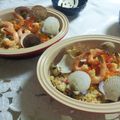 り∞さ's cooksnap of when they made 冷蔵庫にあるものをフライパンでパエリアに.
