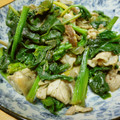 ないすばでぃ's cooksnap of when they made ほうれん草と舞茸、肉炒め.
