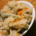 ゴンザ（｀・ω・´）'s cooksnap of when they made 具沢山★シーチキンごぼうのおこわ.