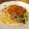 chiyotake's cooksnap of when they made 簡単☆からすみのパスタ.