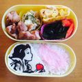 ｍａｐｌｅ。▽▲'s cooksnap of when they made ディズニープリンセス白雪姫のキャラ弁❤️.