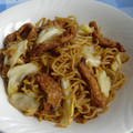 nokko.t's cooksnap of when they made 油揚げのうまみ☆゜+。焼きそば.