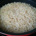 ぶぅびぃちゃん's cooksnap of when they made 『生きたお米』玄米の贅沢な炊き方 厚鍋編.