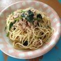 クック6U7INU☆'s cooksnap of when they made バター風味ツナとほうれん草のパスタ♡.