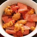 さわぴょんぴょん's cooksnap of when they made まぐろイクラ丼.