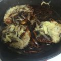 ささんぼ's cooksnap of when they made ソースが美味かさ増しチーズinハンバーグ.