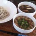 mocomocochan's cooksnap of when they made 豚バラつけ麺〜蕎麦〜.