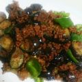 くにぴゆりぴのマミー's cooksnap of when they made 激ウマッ！茄子と挽き肉ピリ辛ニンニク炒め.